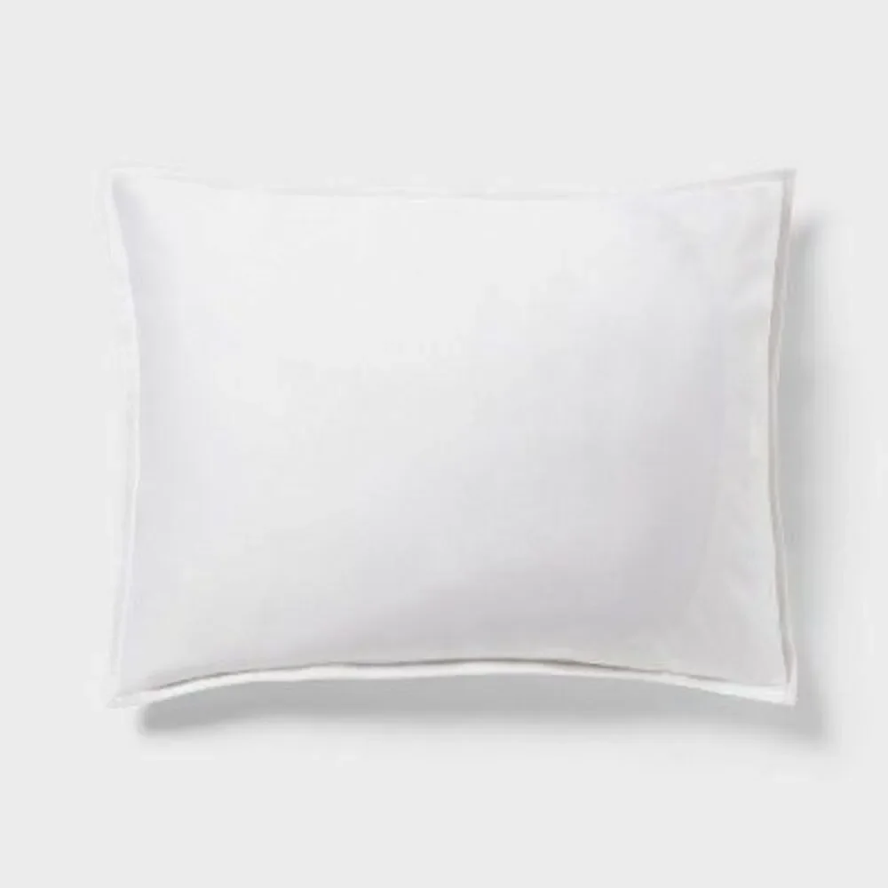 Open Box - Threshold - 3pc King TENCEL Comforter and Sham Set White - Thr White
